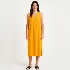 Lululemon Athletica Bright Yellow Midi Dress